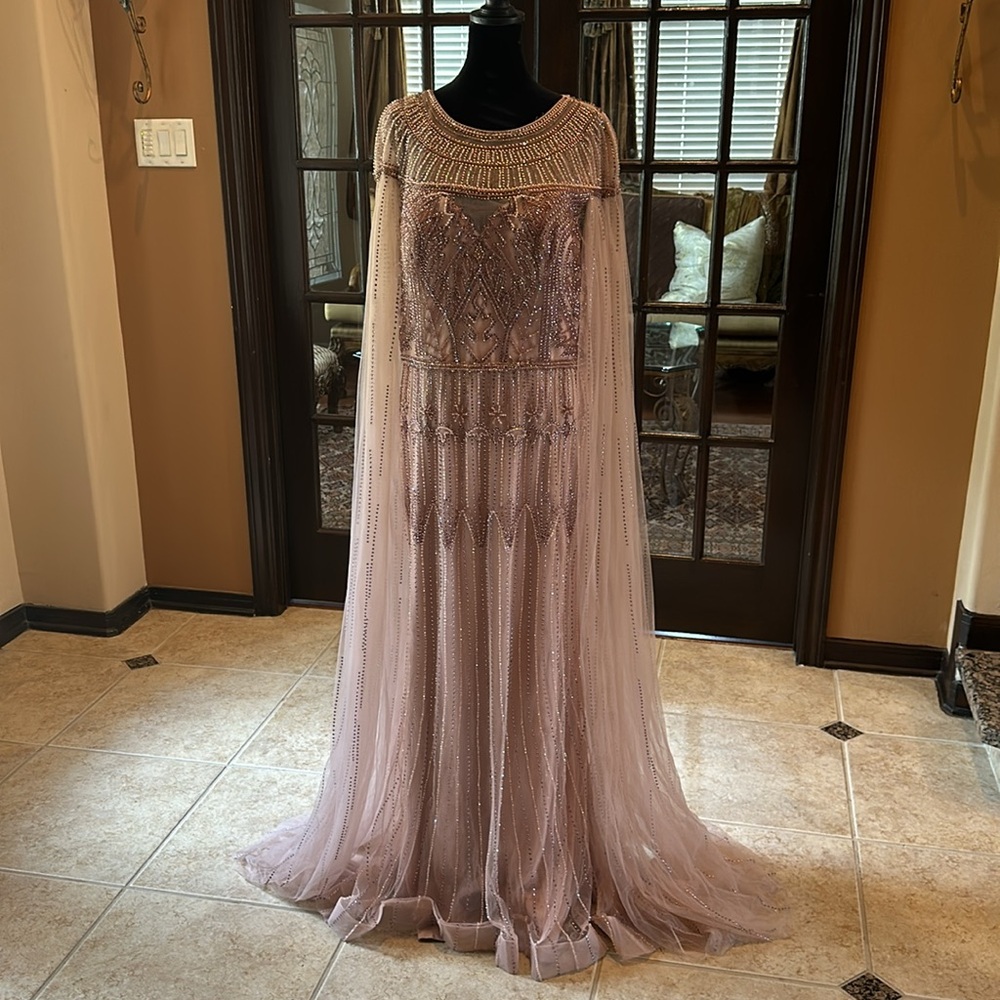 Beautiful mauve pink evening gown
